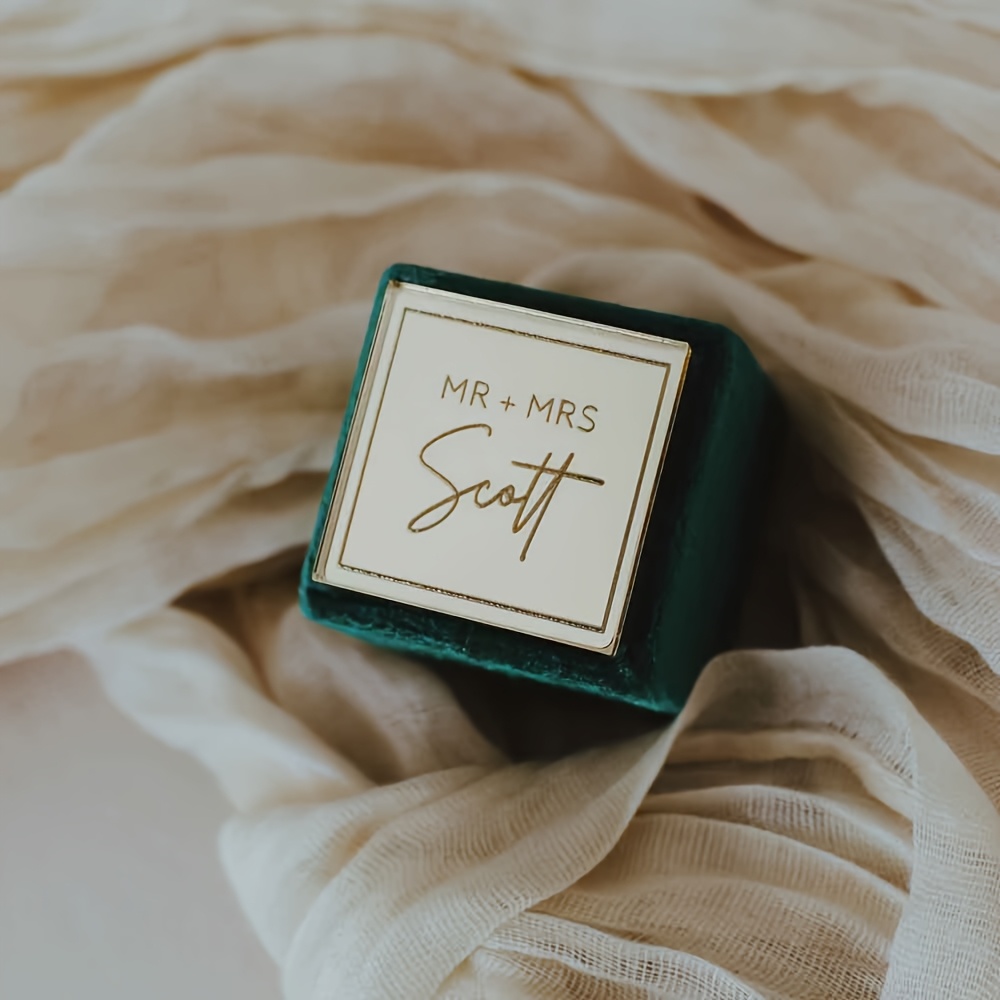 Custom Wedding Ring Box for Engagements